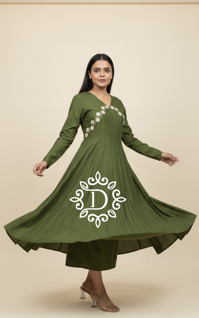 Mehnadi Noor Anarkali Gown