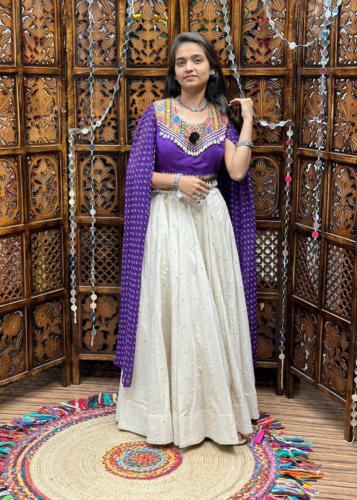 VIOLET BLOOM CAPE SET D