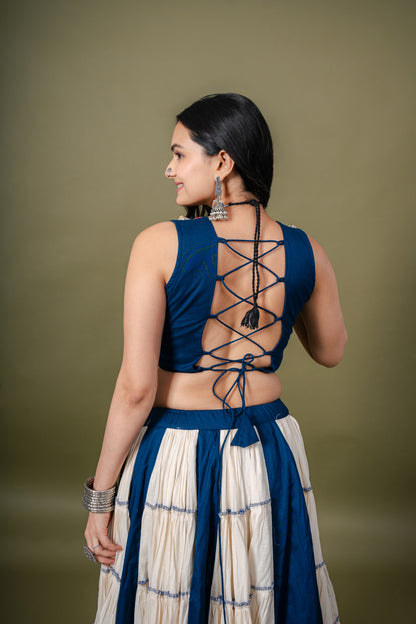 Royal Radiance  Navratri Chaniya Choli – Mirror & Kodi Kutch Work