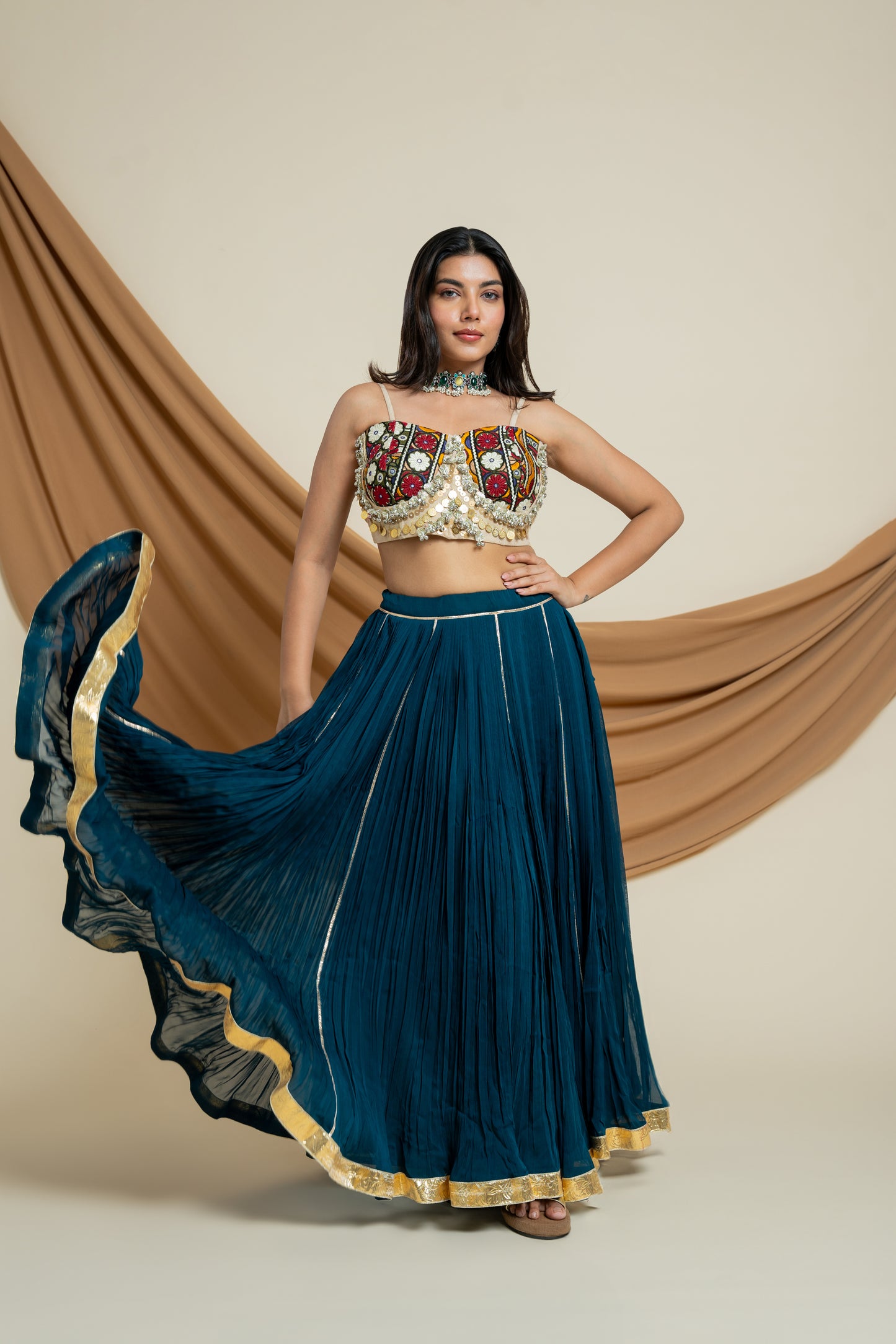 Blue Chaniya Choli