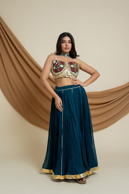 Blue Chaniya Choli