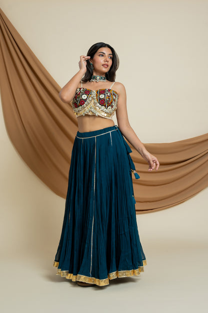 Blue Chaniya Choli