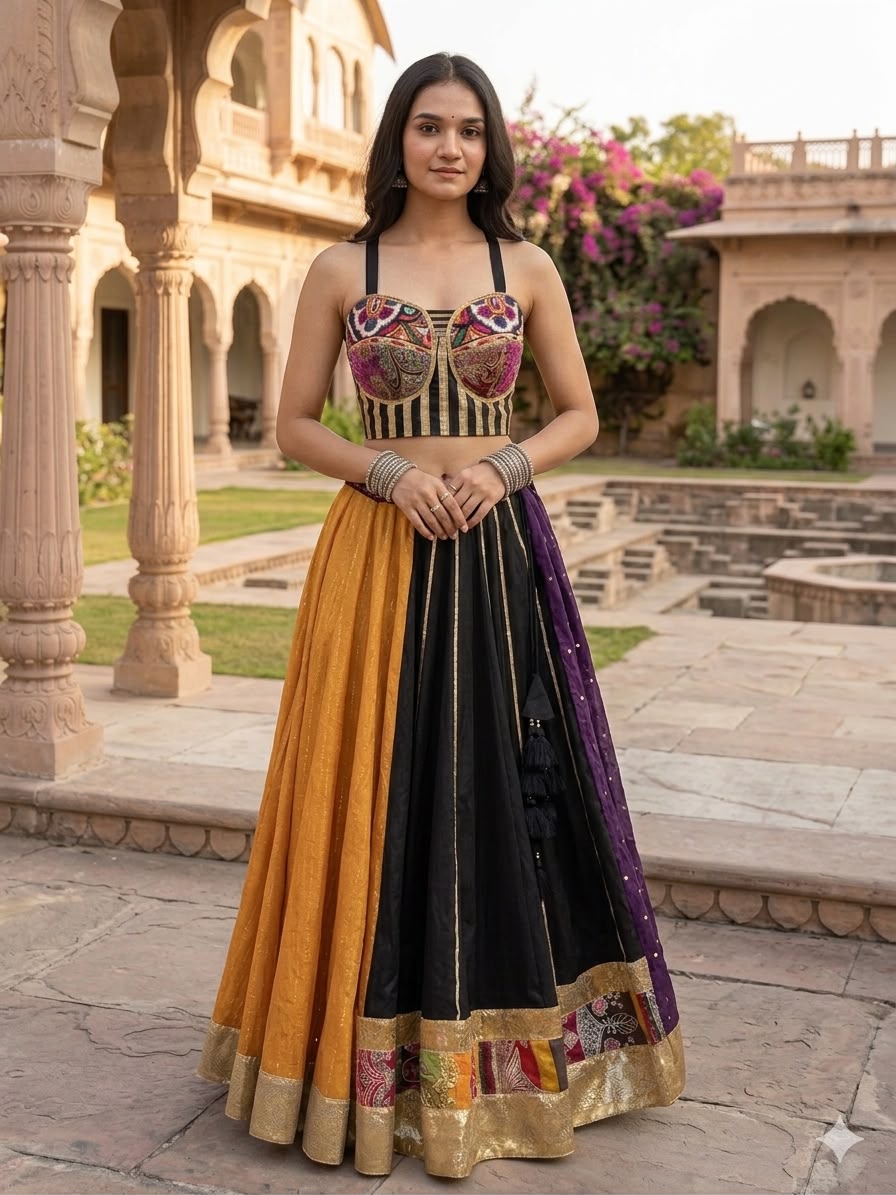 SAFFRON MIDNIGHT MOSAIC SET D