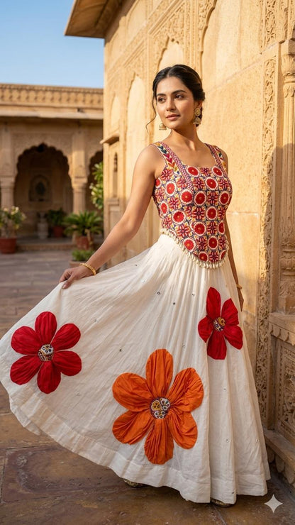 KESARIYA QUEEN SET D