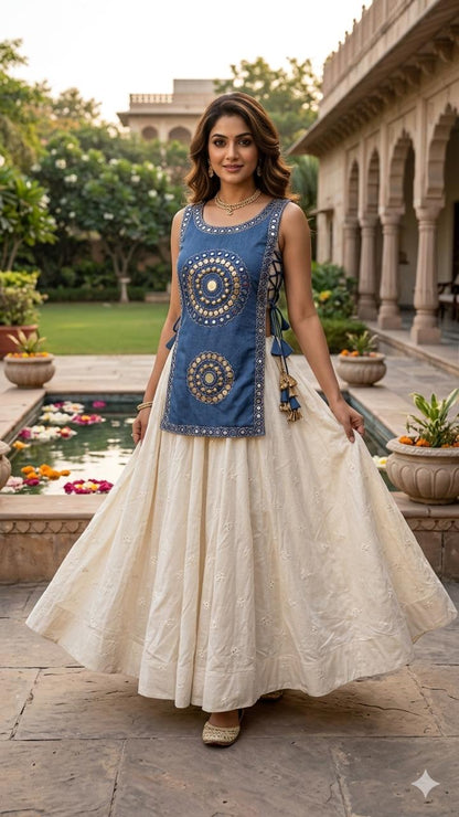 MAUVE MEHFIL SET D