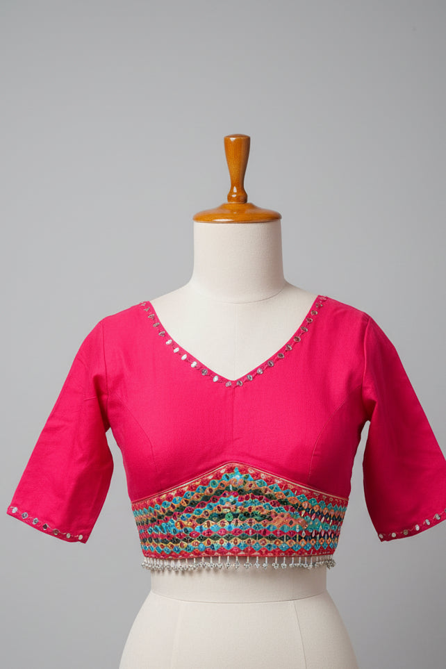 TEAL AND FUCHSIA HEIRLOOM SET D
