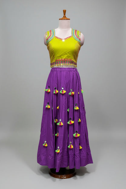 Purple Dandiya Night SET D