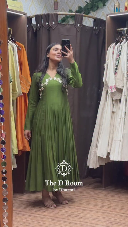 Mehnadi Noor Anarkali Gown
