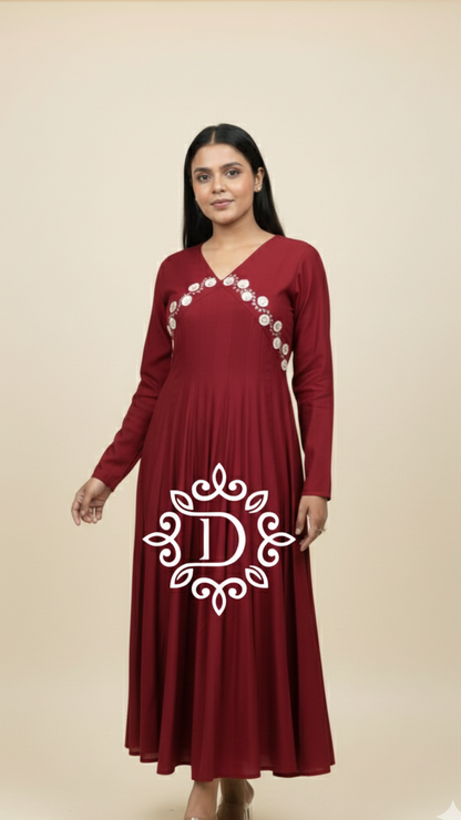 Mehnadi Noor Anarkali Gown